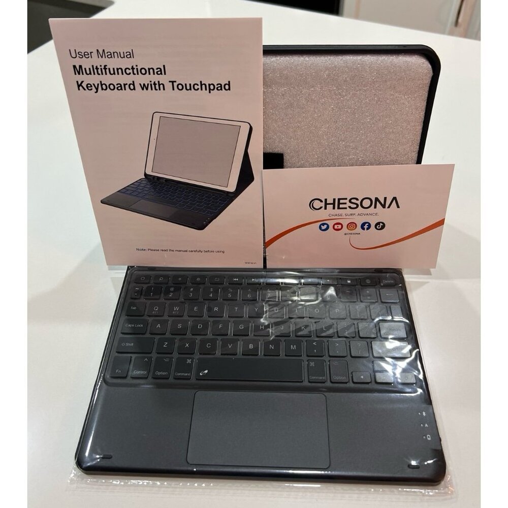 CHESONA for iPad Pro 11 Inch Case vith Keyboard